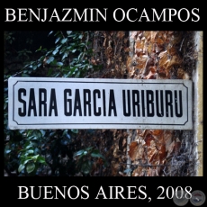 SARA GARCA URIBURU, 2008 - Exposicin de pinturas de BENJAZMIN OCAMPOS