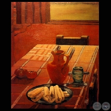 MESA POBRE, 1952 - leo de OLGA BLINDER