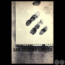 LOS CUATRO LINDES, 1981 - Poesas de ESTEBAN CABAAS - TAPA: OSVALDO SALERNO