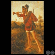 SOLDADO PARAGUAYO, 1870 - Obra de MODESTO GONZÁLEZ