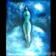 DESNUDO SOLO - Tcnica Mixta  - Obra de Ofelia Fisman