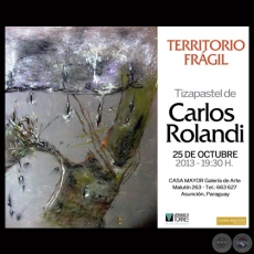 TERRITORIO FRGIL, 2013 - Tiza pastel de CARLOS ROLANDI