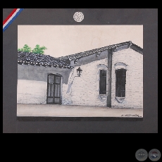 CASA DE LA INDEPENDENCIA, 1986 - Dibujo de MARTN VALLEJOS