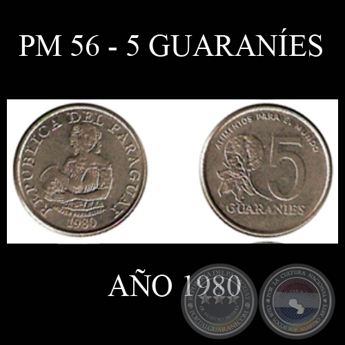 PM 56 - 5 GUARANES  AO 1980