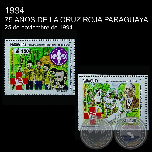 CRUZ ROJA PARAGUAYA / 75 AOS