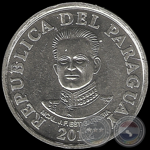 50 GUARANES  AO 2012 - PM 265 - MONEDA DEL PARAGUAY