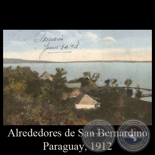 ALREDEDORES DE SAN BERNARDINO - Librera y Papelera Nacional - TARJETA POSTAL DEL PARAGUAY 