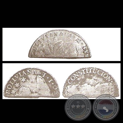 MONEDAS CORTADAS 1844 - 1872