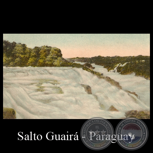 SALTO GUAIRA - Editor: Grtter - TARJETA POSTAL DEL PARAGUAY