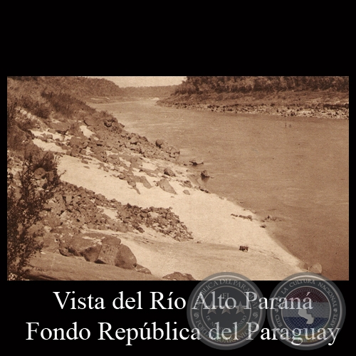 VISTA DEL RO ALTO PARAN - FONDO REPBLICA DEL PARAGUAY