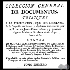 COLECCIÓN GENERAL DE DOCUMENTOS - TOMO PRIMERO