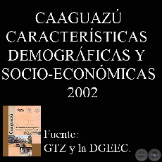 CAAGUAZ - CARACTERSTICAS DEMOGRFICAS Y SOCIO-ECONMICAS - 2002