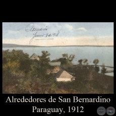 ALREDEDORES DE SAN BERNARDINO - Librera y Papelera Nacional - TARJETA POSTAL DEL PARAGUAY 