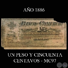 UN PESO Y CINCUENTA CENTAVOS - MC97