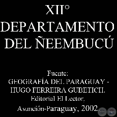 XII DEPARTAMENTO DE EEMBUCU por HUGO FERREIRA GUBETICH
