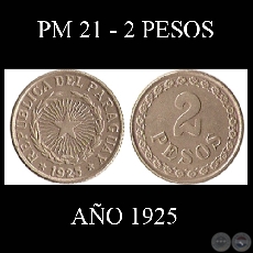 PM 21 - 2 PESOS - 1925