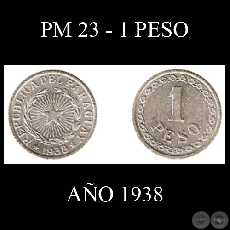 PM 23 - 1 PESO - AO 1938