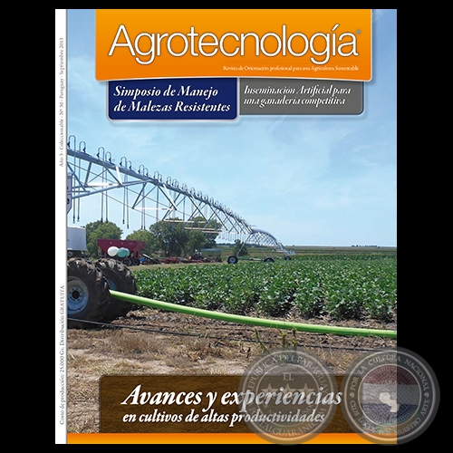 AGROTECNOLOGÍA Revista - AÑO 3 - NÚMERO 30 - SEPTIEMBRE 2013 - PARAGUAY