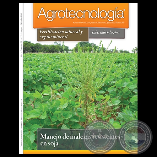 AGROTECNOLOGÍA Revista - AÑO 3 - NÚMERO 33 - DICIEMBRE 2013 - PARAGUAY