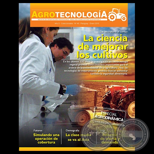 AGROTECNOLOGA Revista - AO 5 - NMERO 46 - ENERO 2015 - PARAGUAY