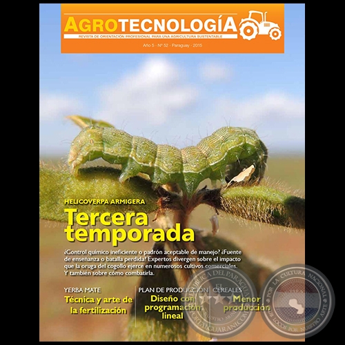 AGROTECNOLOGA Revista - AO 5 - NMERO 52 - AO 2015 - PARAGUAY