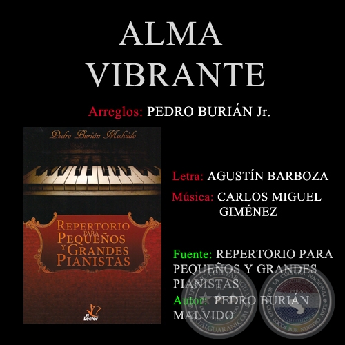 ALMA VIBRANTE - Arreglos PEDRO BURIÁN MALVIDO