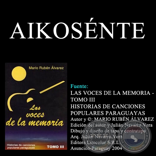 AIKOSÉNTE - Música: JOSÉ DOMINGO MORÍNIGO