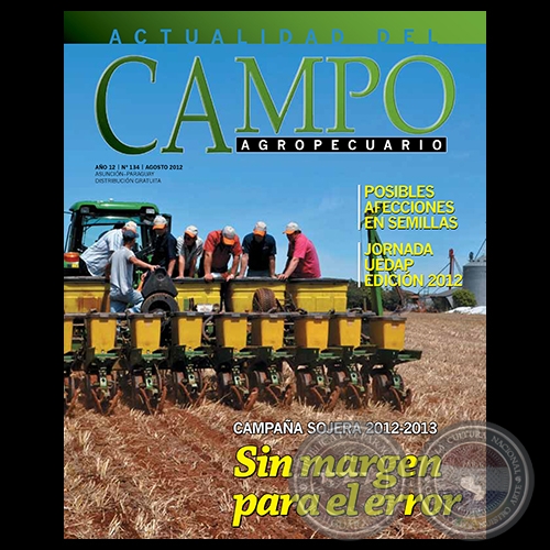 CAMPO AGROPECUARIO - AO 12 - NMERO 134 - AGOSTO 2012 - REVISTA DIGITAL