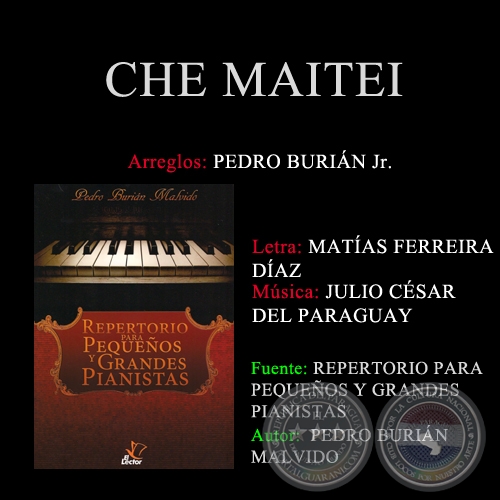 CHE MAITEI - Arreglos PEDRO BURIÁN MALVIDO