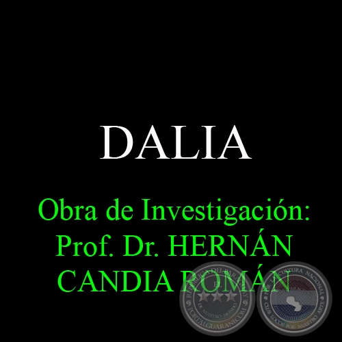 DALIA - Obra de Investigación: Prof. Dr. HERNÁN CANDIA ROMÁN