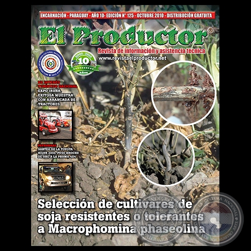 EL PRODUCTOR Revista - AÑO 10 - NÚMERO 125 - OCTUBRE 2010 - PARAGUAY