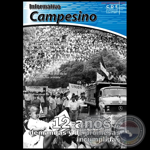 INFORMATIVO CAMPESINO 210 - MARZO 2006