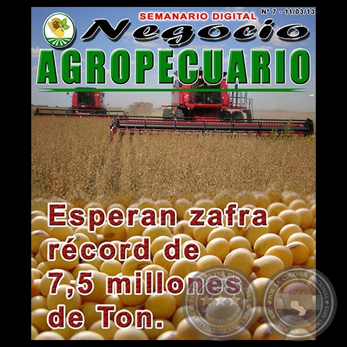 NEGOCIO AGROPECUARIO - Nº 7 - 11/03/13 - REVISTA DIGITAL