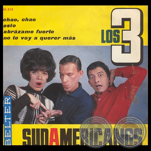 NO TE VOY A QUERER MS - LOS 3 SUDAMERICANOS - AO 1965