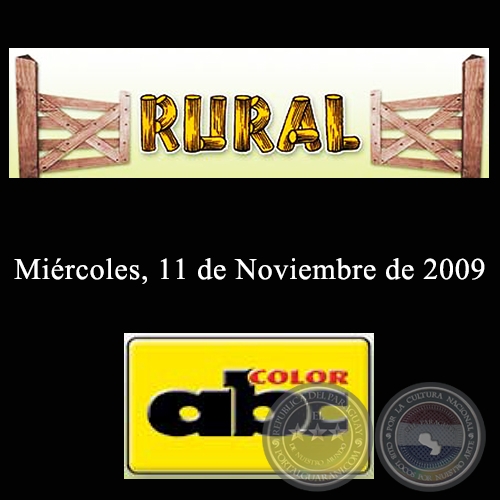 RURAL - 11 de Noviembre de 2009 - ABC COLOR