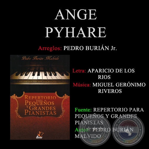 ANGE PYHARE - Arreglos PEDRO BURIÁN MALVIDO