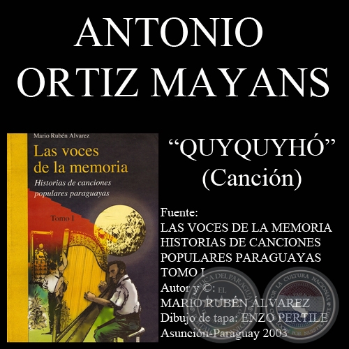 QUYQUYHÓ - Letra de Antonio Ortiz Mayans