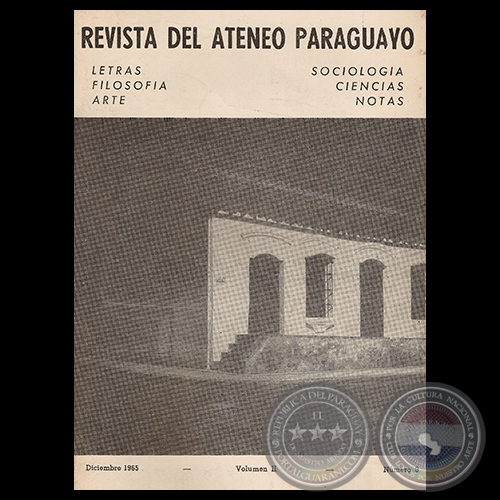 REVISTA DEL ATENEO PARAGUAYO - DIC. 1965 - N 3 - Director: ADRIANO IRALA BURGOS