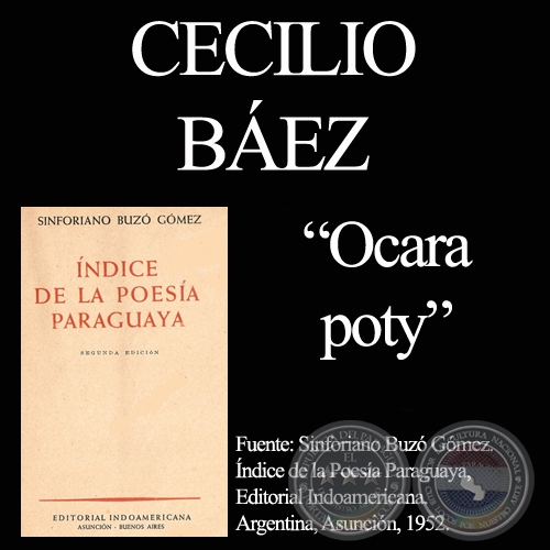 OCARA POTY - Poesía de CECILIO BÁEZ