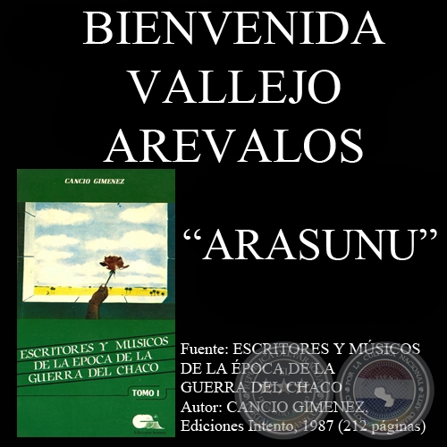 ARASUNU (Poesía de BIENVENIDA VALLEJO)