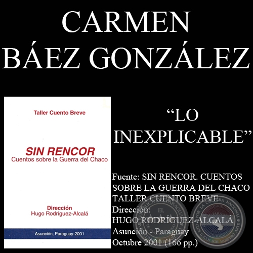 LO INEXPLICABLE (Cuento de CARMEN BÁEZ GONZÁLEZ)