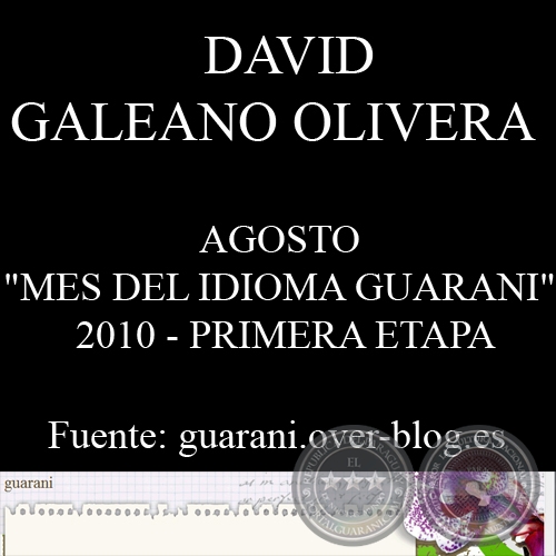 AGOSTO, MES DEL IDIOMA GUARANI - ATENEO DE LENGUA Y CULTURA GUARANI