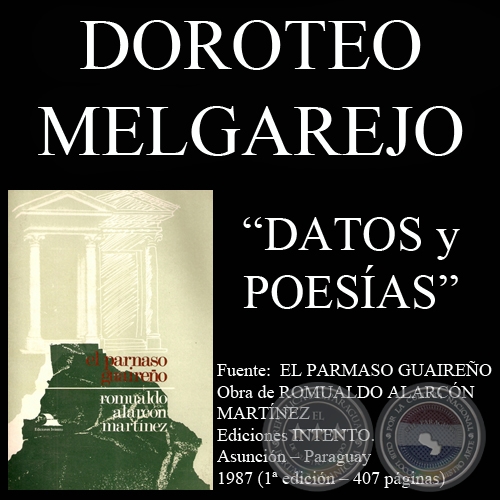 DATOS y POESÍAS de DOROTEO MELGAREJO