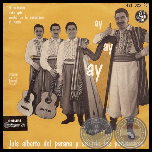 AY AY AY - LUIS ALBERTO DEL PARAN  Y SU TRO LOS PARAGUAYOS - Ao 1957