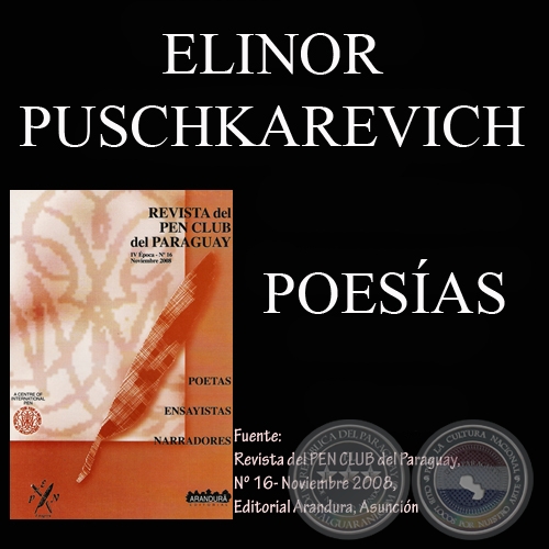 ALLÁ LEJOS …, EL ESPEJO y LA CASA - Poesías de ELINOR PUSCHKAREVICH