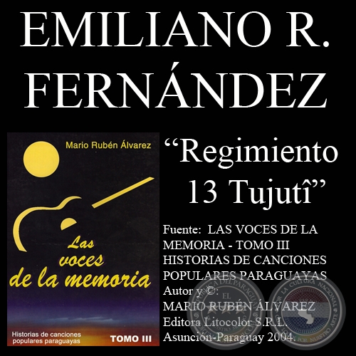 REGIMIENTO - Letra: EMILIANO R. FERNNDEZ