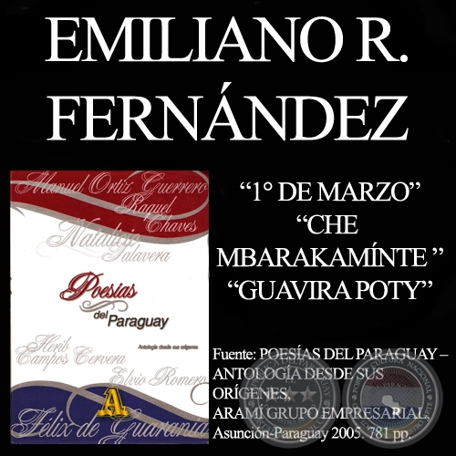 1 DE MARZO, CHE MBARAKAMNTE y GUAVIRA POTY - Letras: EMILIANO R. FERNNDEZ