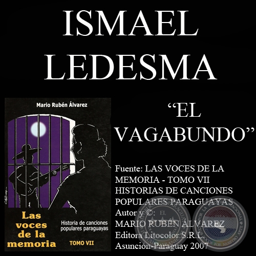 EL VAGABUNDO - Composicin de ISMAEL LEDESMA