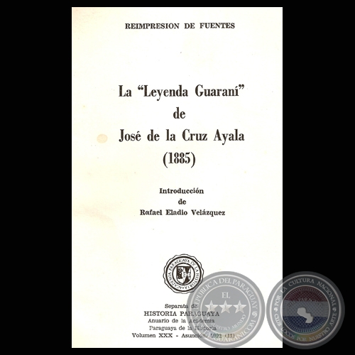 LA LEYENDA GUARANI (JOSÉ DE LA CRUZ AYALA)