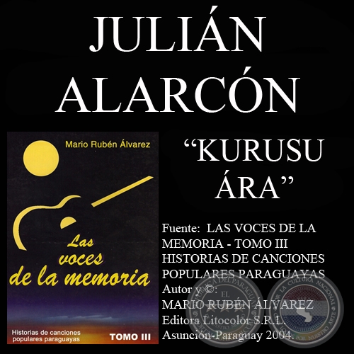 KURUSU ÁRA (3 DE MAYO) - De JULIÁN ALARCÓN